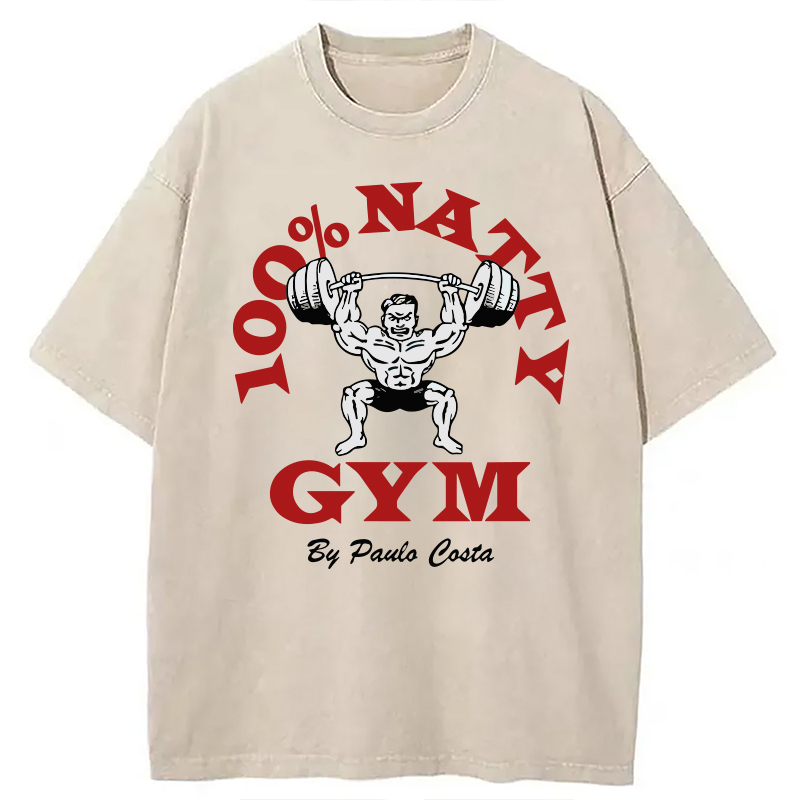 Modecanvas 100% Natty Gym DTG Printing Washed T-Shirt