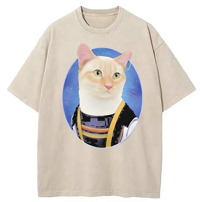Modecanvas Doctor Mew DTG Printing Washed T-Shirt