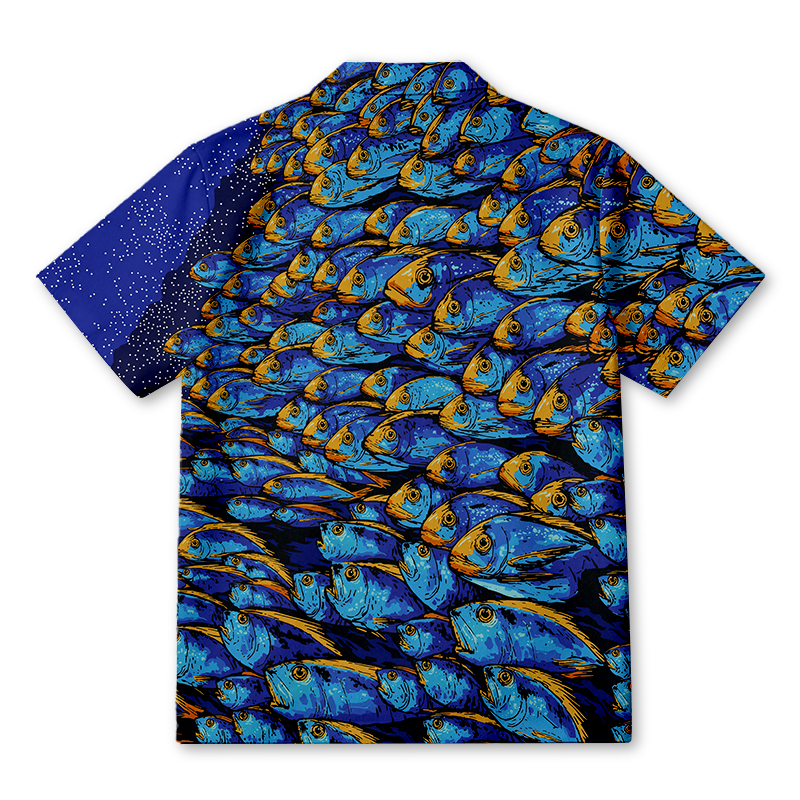 Modecanvas Ocean Fish Hawaiian Shirt