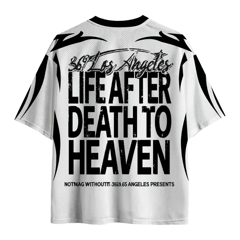 Modecanvas Life & Death Mesh Jersey-modecanvas