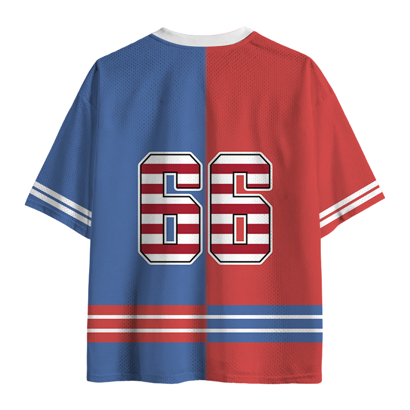 Modecanvas Funny Eagle Meme Mesh Jersey-modecanvas