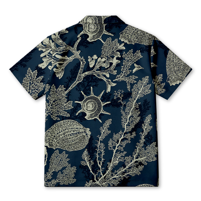 Modecanvas Marine Mystery Hawaiian Shirt-modecanvas
