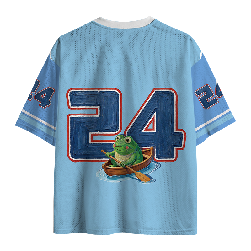 Modecanvas Everythings Ok Frog Mesh Jersey-modecanvas