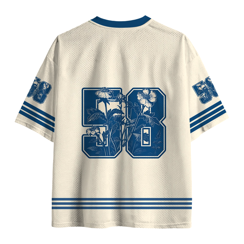 Modecanvas Wildflowers Mesh Jersey-modecanvas