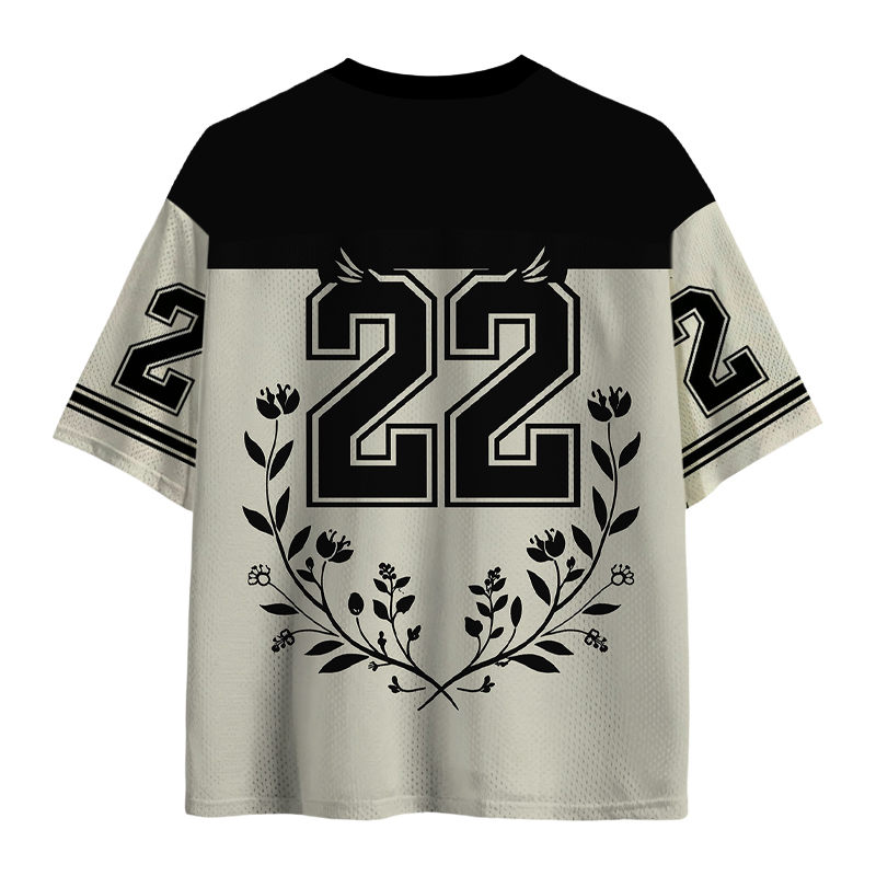 Modecanvas Tokyo Flower Market Mesh Jersey-modecanvas