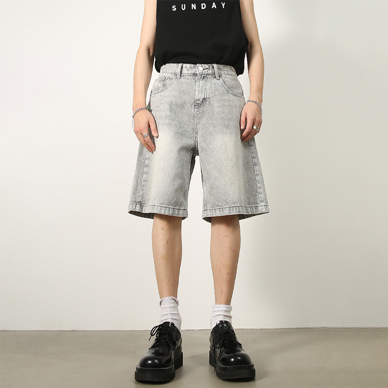 Modecanvas Classic Gray Denim Short