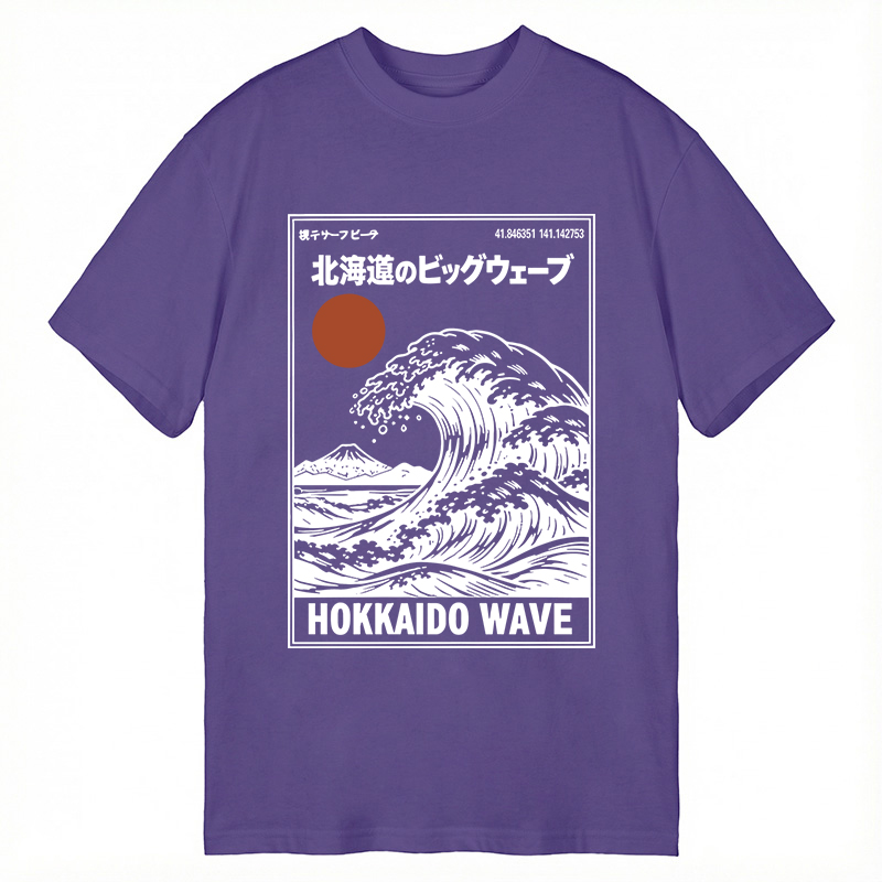 Modecanvas Retro Wave Typesetting DTG Printing Classic T-Shirt-modecanvas