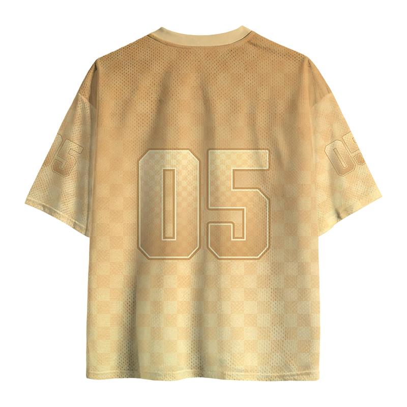 Modecanvas Good Heart Empty Head Mesh Jersey-modecanvas