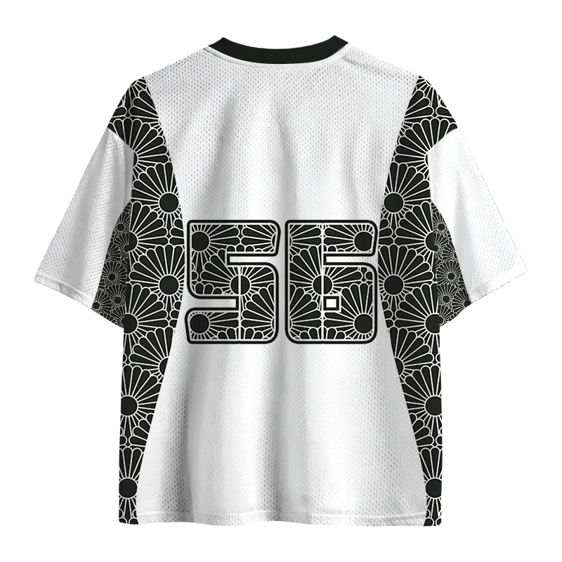 Modecanvas No Brain Cat Mesh Jersey-modecanvas