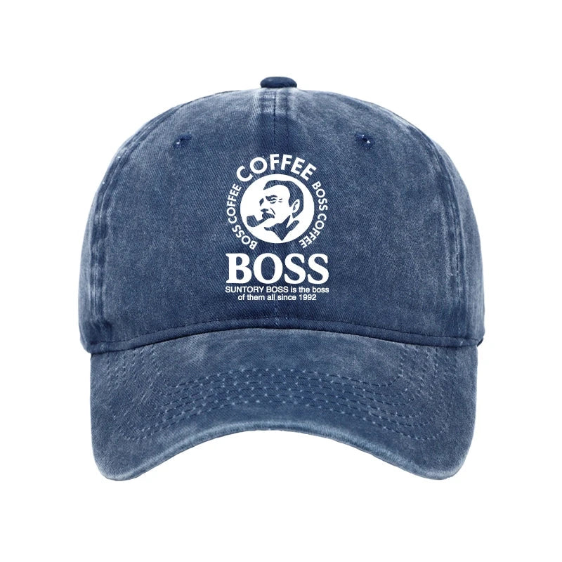 Modecanvas Boss Is The Boss Of Them All Washed Cap-modecanvas