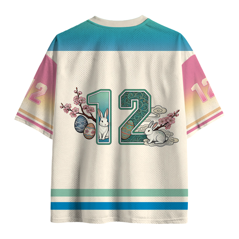 Modecanvas Silly Rabbit Easter Is For Jesus Mesh Jersey-modecanvas