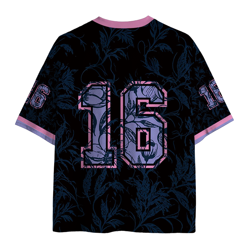Modecanvas Let Kindness Bloom Mesh Jersey-modecanvas