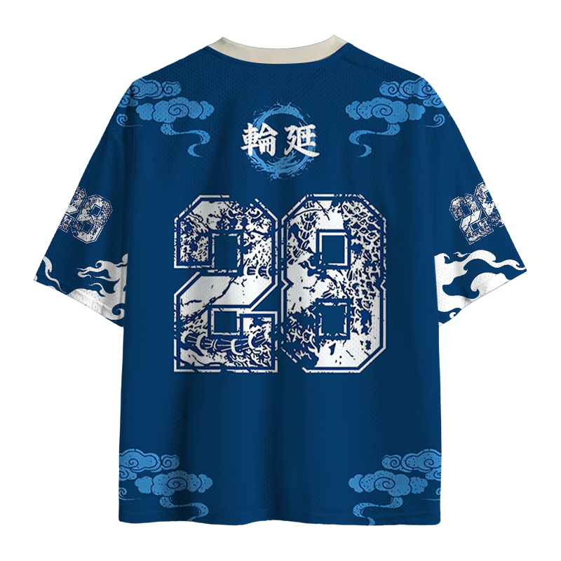 Modecanvas Crouching Dragon Mesh Jersey-modecanvas