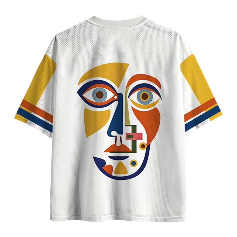 Modecanvas David Bowie Eye Mesh Jersey-modecanvas