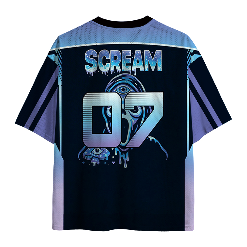 Modecanvas SCREAM-Melting Fear Vision Mesh Jersey-modecanvas