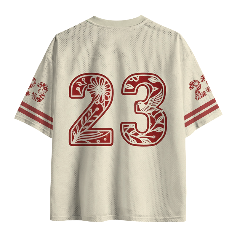 Modecanvas Pigeon Was Moved Mesh Jersey-modecanvas