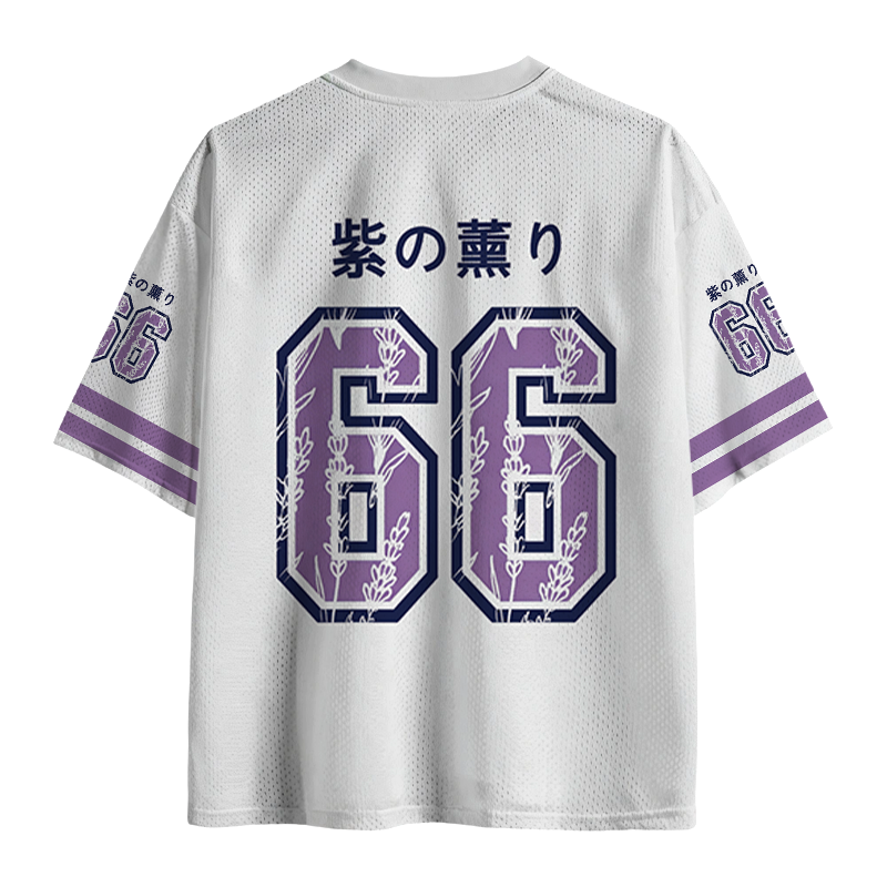 Modecanvas Lavender Scent Mesh Jersey-modecanvas