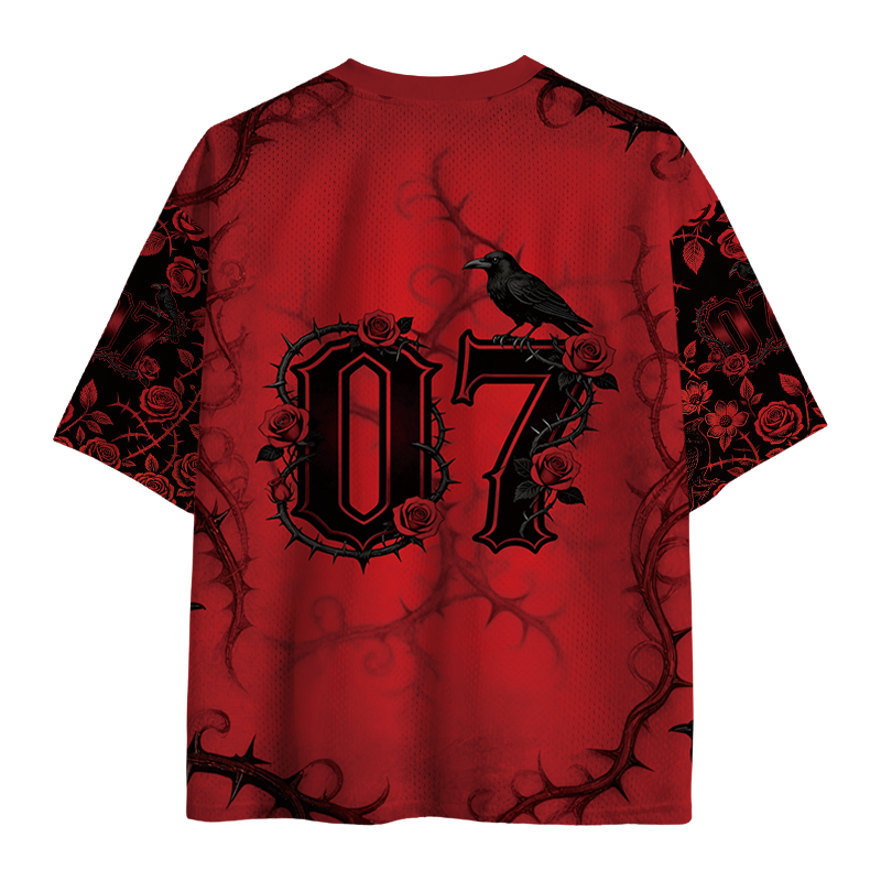 Modecanvas Chinga La Migra Mesh Jersey-modecanvas