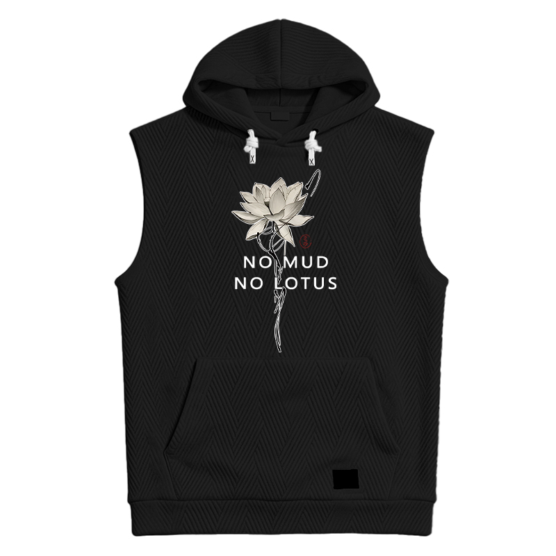 Modecanvas Japanese Zen Lotus Hooded Tank