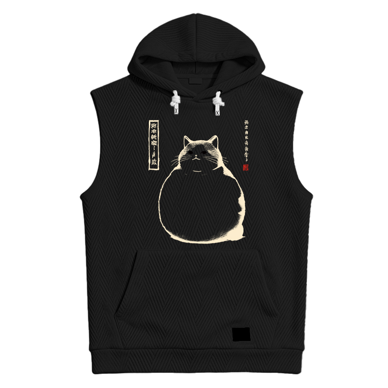 Modecanvas Matsumoto Hoji Cat Hooded Tank