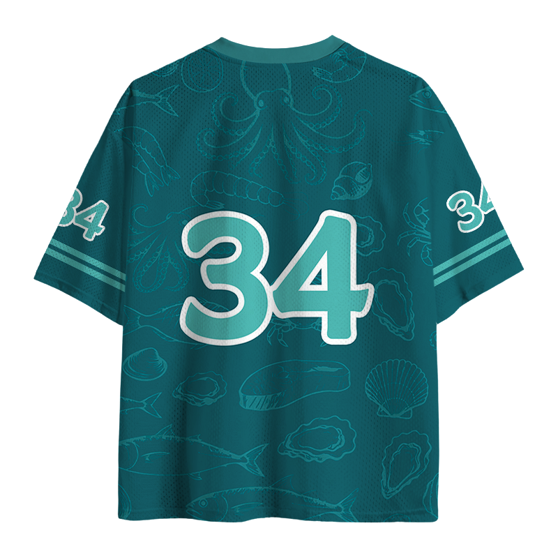 Modecanvas Japanese Octopus In Band Mesh Jersey-modecanvas