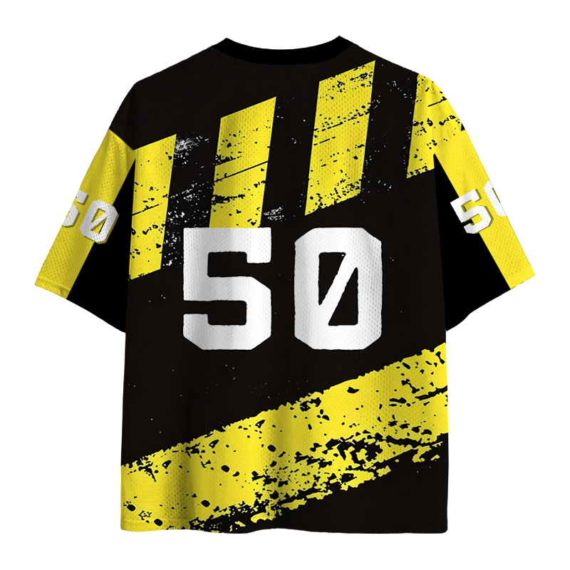 Modecanvas Skateboarding Cat Mesh Jersey-modecanvas