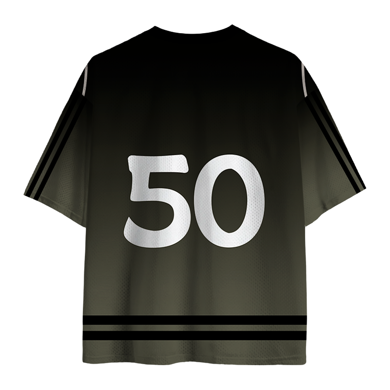 Modecanvas Racoon with a Ice Coffee Mesh Jersey-modecanvas