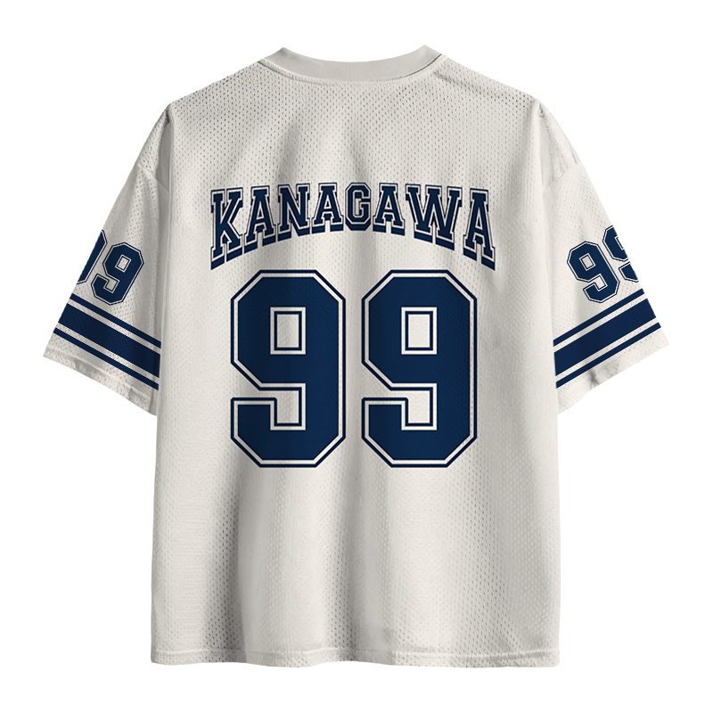 Modecanvas Ukiyo-e Ocean Waves Japanese Mesh Jersey-modecanvas