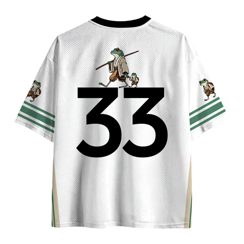 Modecanvas Big Hand Holding Little Hand Mesh Jersey-modecanvas