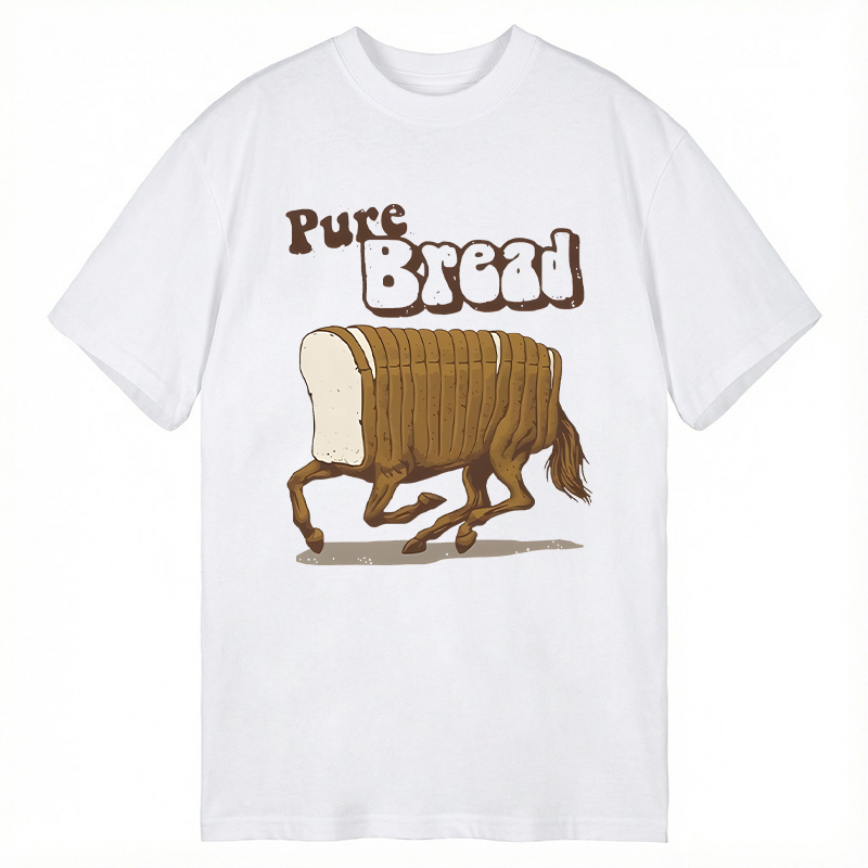 Modecanvas Pure Bread DTG Printing Classic T-Shirt-modecanvas