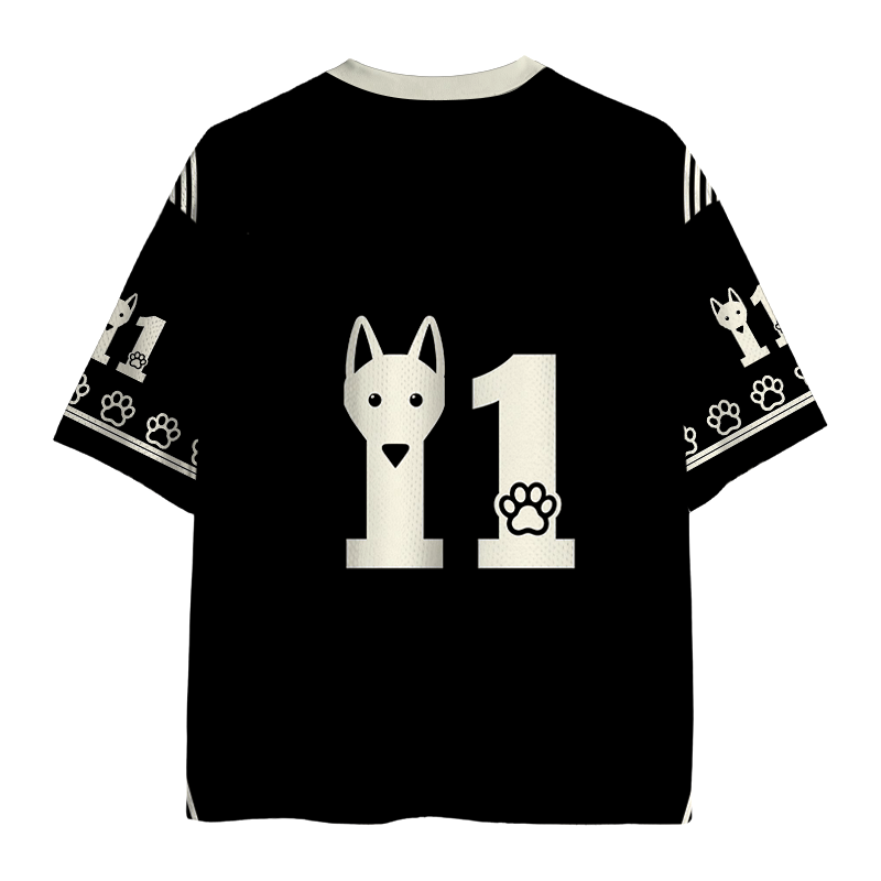 Modecanvas Bombastic Side Eye Funny Dog Meme Mesh Jersey-modecanvas