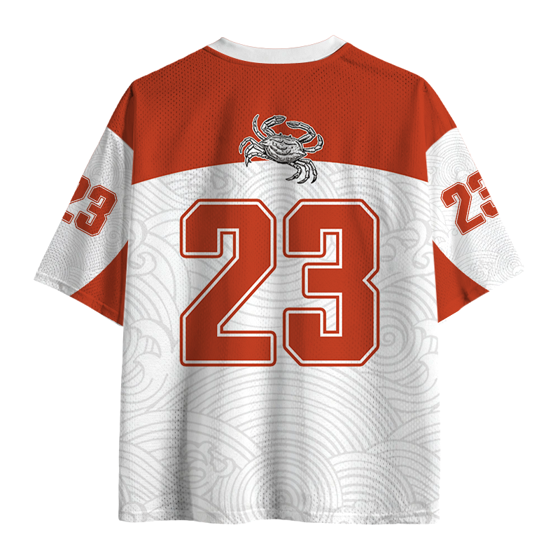 Modecanvas Horror Crab Mesh Jersey-modecanvas