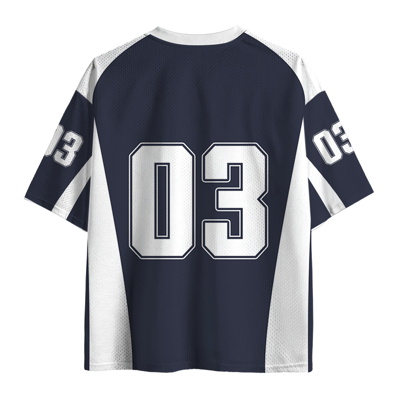 Modecanvas Live Slow Die Old Mesh Jersey-modecanvas
