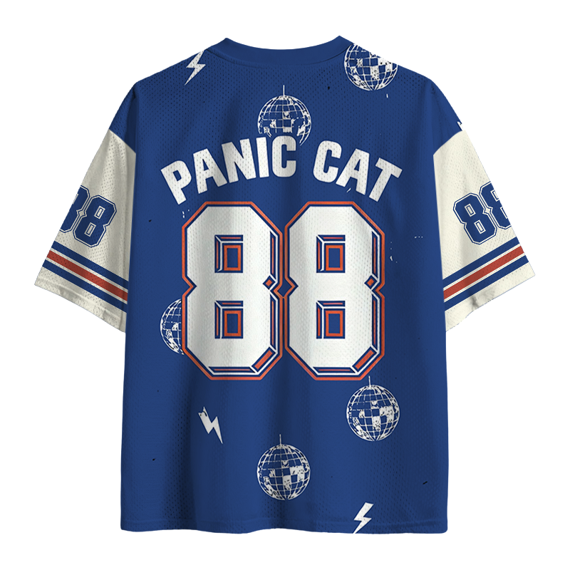 Modecanvas Much Panic Retro Mesh Jersey-modecanvas