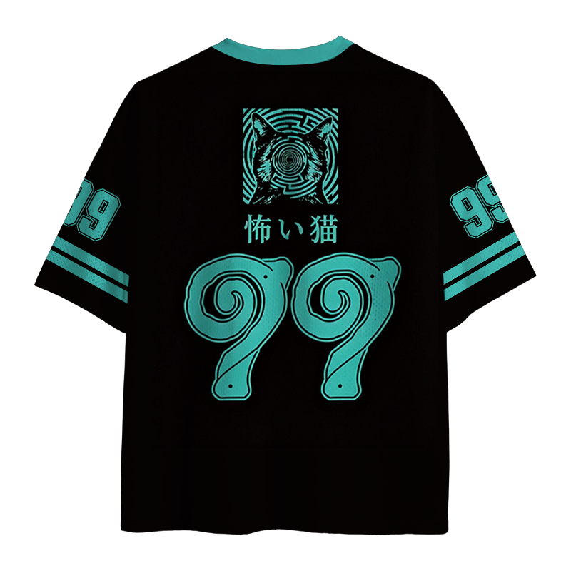 Modecanvas Cool Cat Japanese Mesh Jersey-modecanvas
