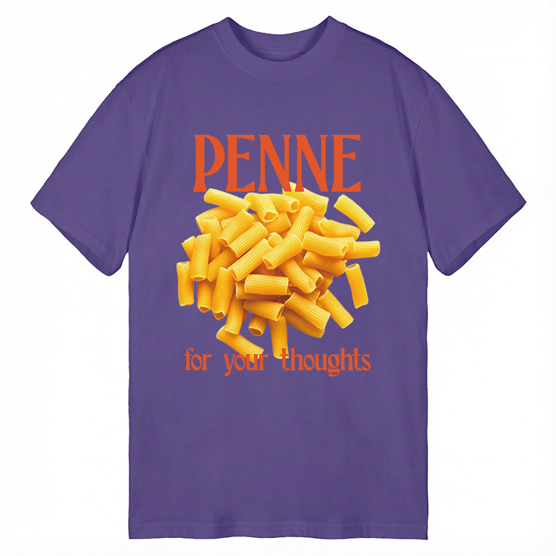 Modecanvas Penne For Your Thoughts DTG Printing Classic T-Shirt-modecanvas