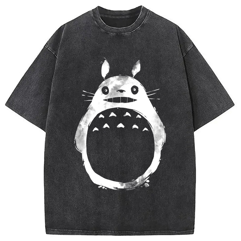 Modecanvas Forest Spirit Ink Washed T-Shirt