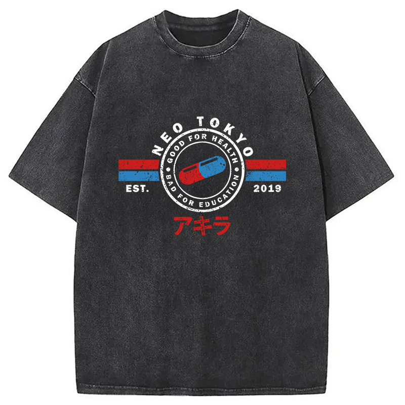 Modecanvas The Capsules Neo Tokyo Washed T-Shirt