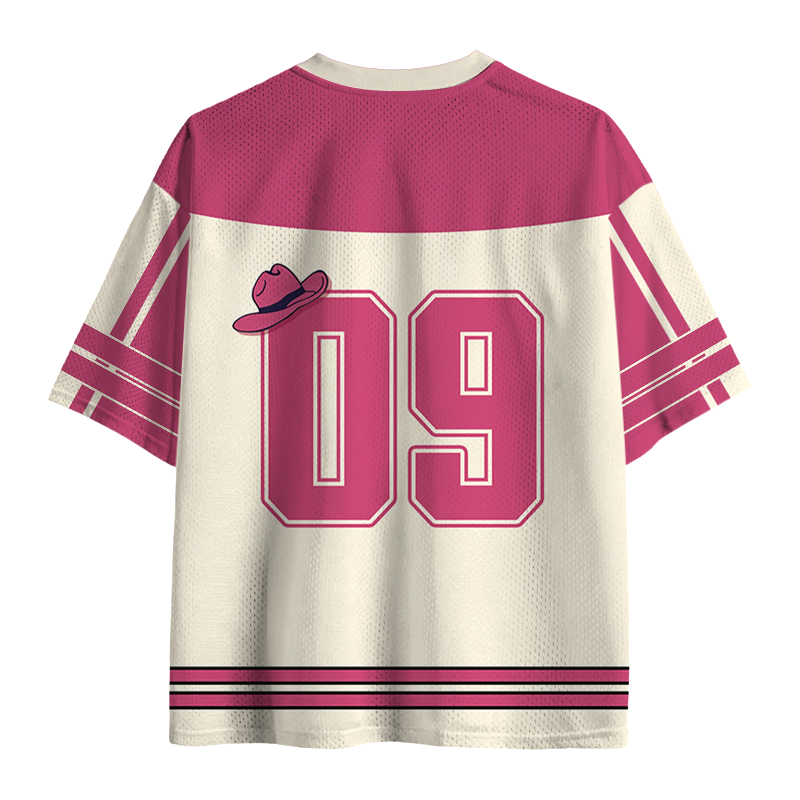 Modecanvas God What You Done? Pink Possum Girl Mesh Jersey-modecanvas