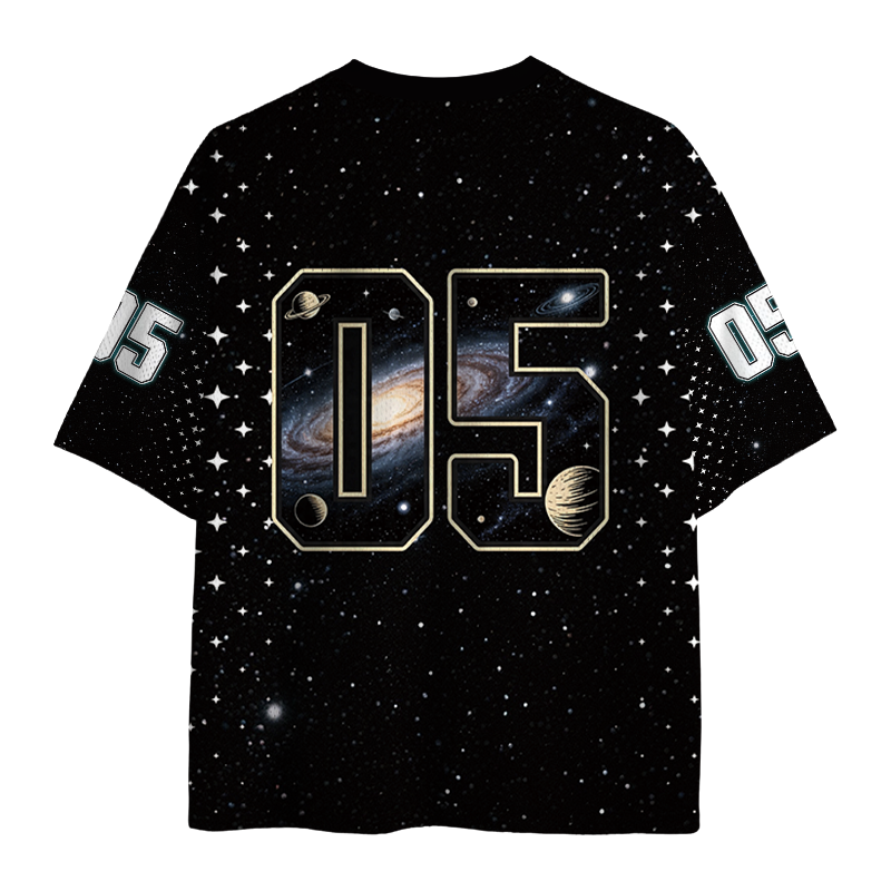 Modecanvas Imaginary Science Cat Mesh Jersey-modecanvas