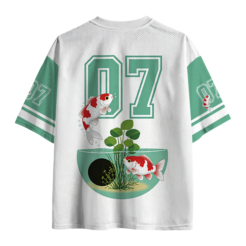 Modecanvas Koi Fish Mesh Jersey-modecanvas