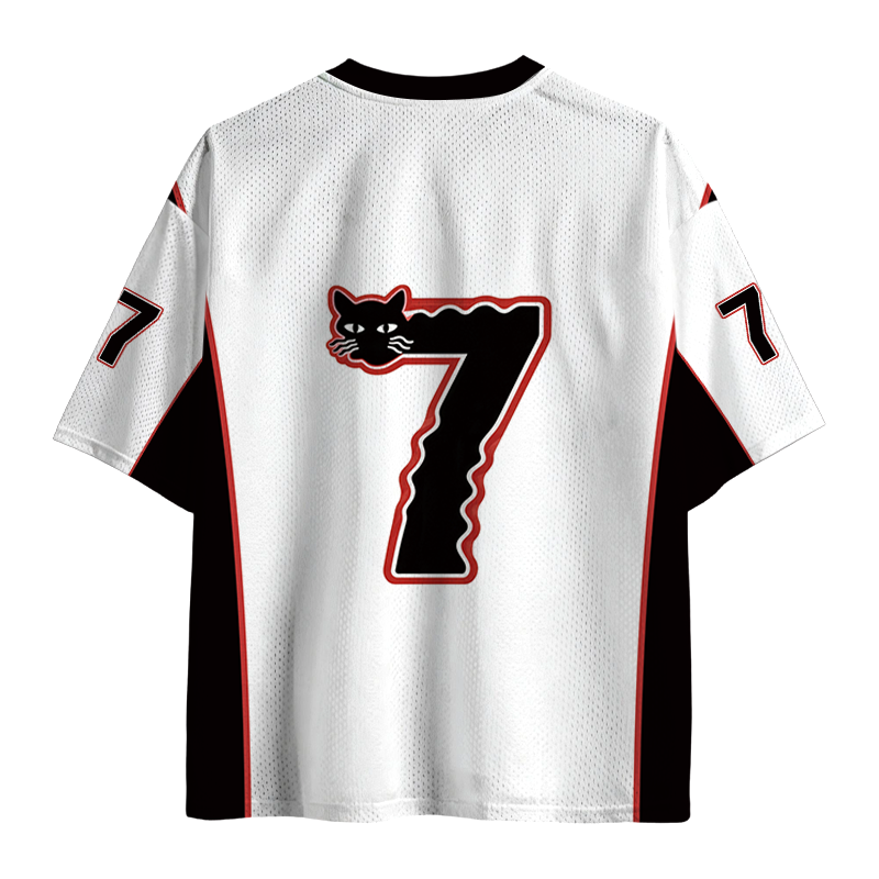 Modecanvas Neko Space Ramen Adventures Vintage Mesh Jersey-modecanvas
