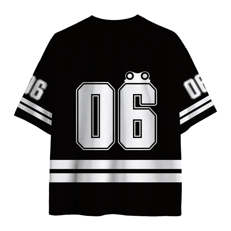 Modecanvas Smoking Frog Meme Mesh Jersey-modecanvas