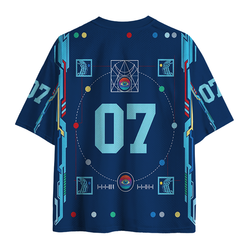 Modecanvas When Dreams Feel Real Mesh Jersey-modecanvas
