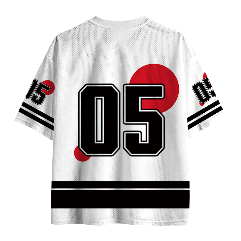 Modecanvas Funny Grumpy Frog Eat Ramen and Scroll Phone Mesh Jersey-modecanvas