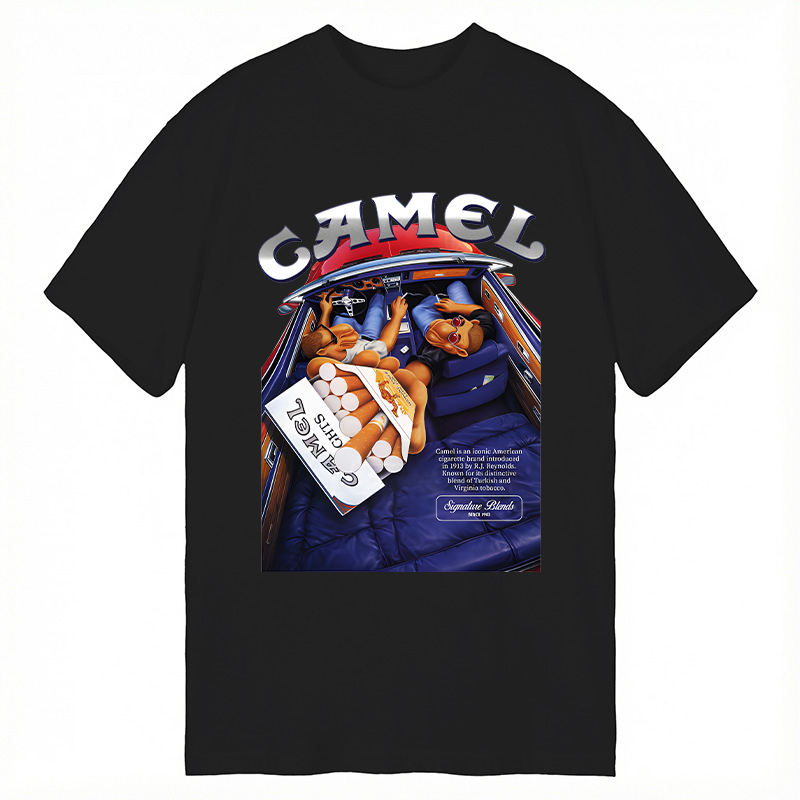 Modecanvas Camel Joe Cigarettes DTG Printing Classic T-Shirt-modecanvas