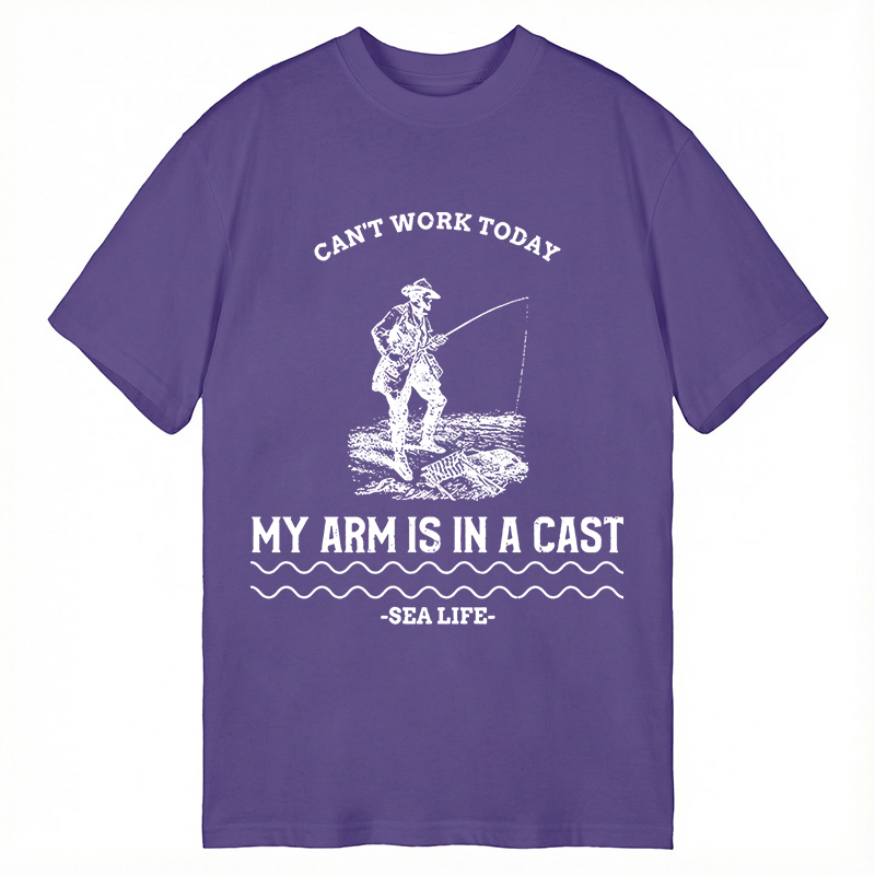 Modecanvas I Cant Work My Arm Is In A Cast DTG Printing Classic T-Shirt-modecanvas