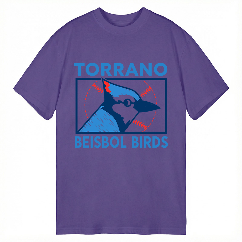 Modecanvas Torrano Beisbol Birds DTG Printing Classic T-Shirt-modecanvas