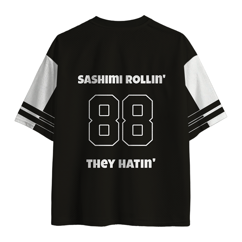 Modecanvas Sashimi Rollin They Hatin Mesh Jersey-modecanvas