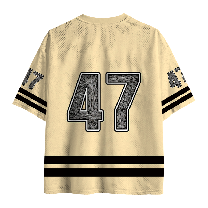 Modecanvas God Is Testing Me Mesh Jersey-modecanvas